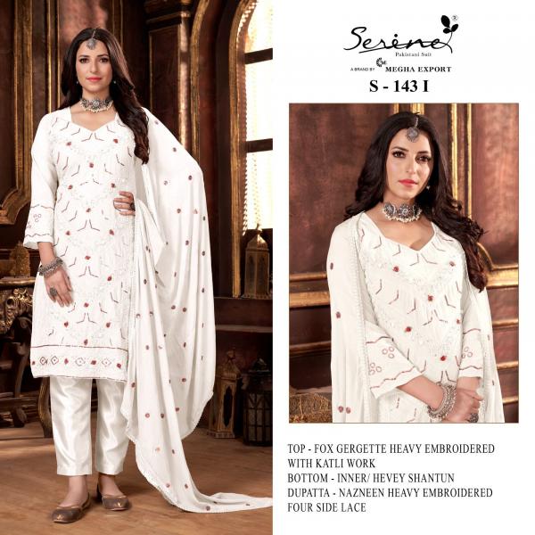 Serine S 143 I And J Georgette Designer Pakistani Suit Collection